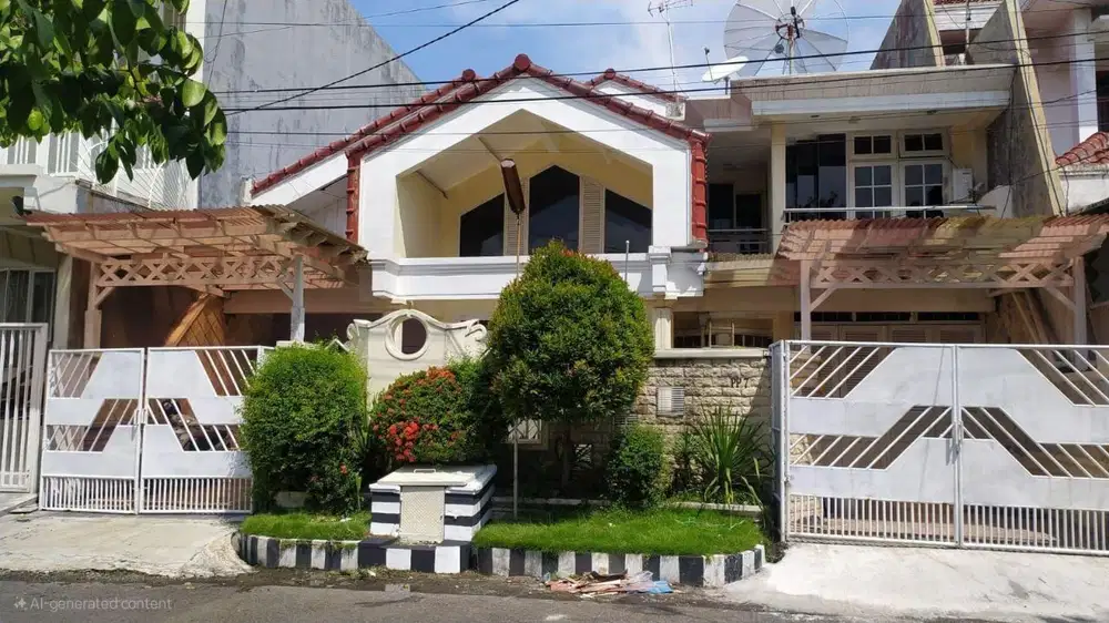 RUMAH WISMA PERMAI BARAT STRATEGIS DEKAT GALAXY MALL BAGUS