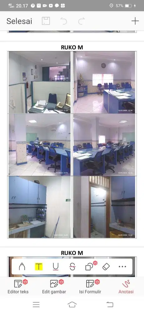 Harha BU ruko gandeng 2 unit cempaka putih