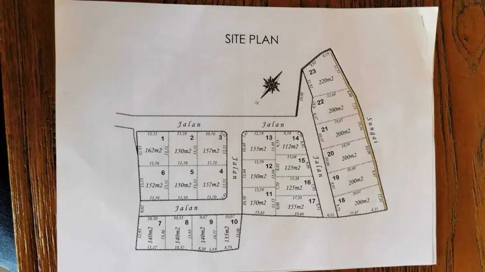 DIJUAL TANAH KAVLING LUAS TOTAL 50 ARE AREA SABA BEACH