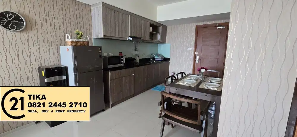 Dijual Murah Apartment Accent Bintaro 2 BR Fully Furnished Pool View