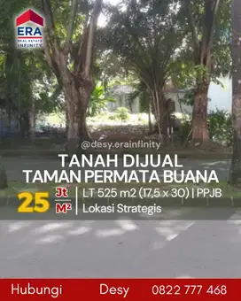 Dijual Tanah di Taman Permata Buana, Jakarta Barat