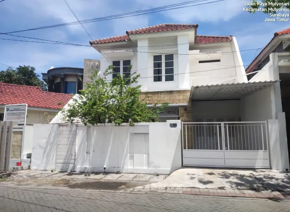 Disewakan Rumah Dharmahusada Mas Siap Huni, Dekat Mulyosari, Merr, ITS