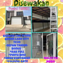 Sewa Gudang Green Lake City Type Sudut Kosambi Jakarta Barat