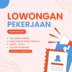 Lowongan Pekerjaan Domisili Tangerang