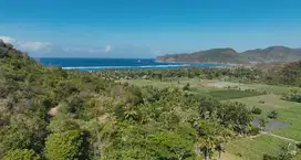 Tanah lokasi premium pinggir jalan view laut Tampah Mawun