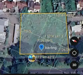 Tanah kavling boulevard perumahan Elite di Sidoarjo