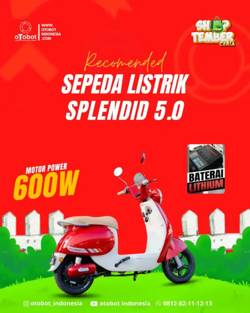 Sepeda Listrik Pacific Splendid 5.0 BARU