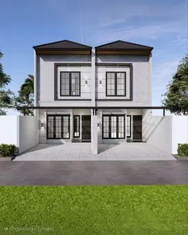 Rumah Wisma Mukti NEW MINIMALIS ROW 3 MOBIL carport 2