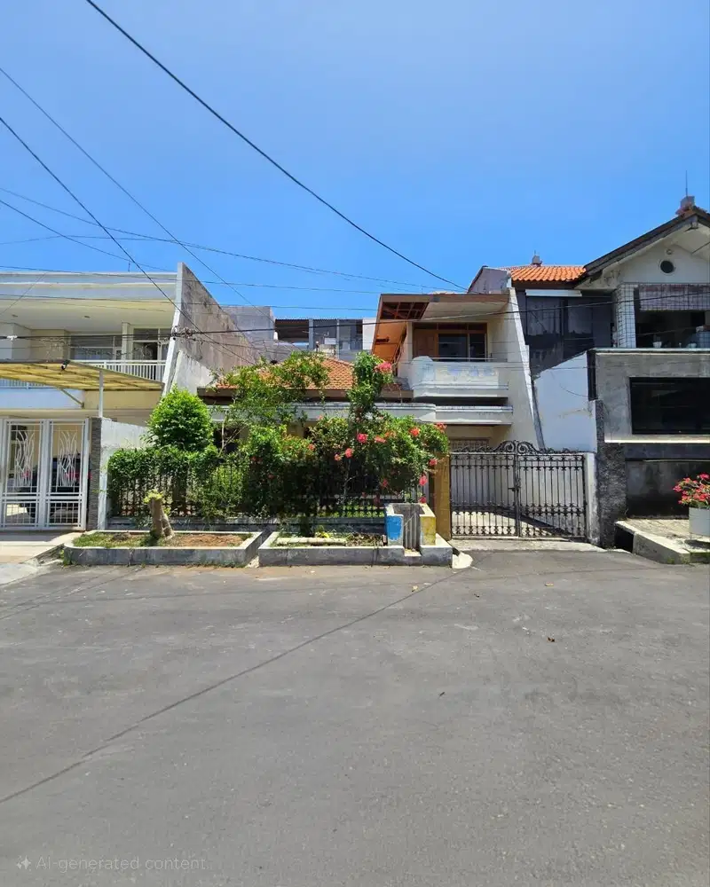 Rumah Kertajaya Indah STRATEGIS, garasi, carport