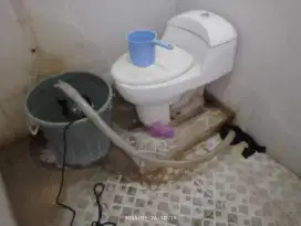 Pendorongan kamar mandi mampet