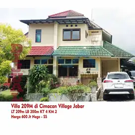 DIJUAL Villa 209M di Cimacan Village Jabar LT 209m - SS
