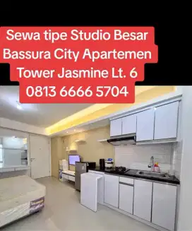 Sewa Studio Besar Lantai Rendah Bassura City Apartemen Tower Jasmine