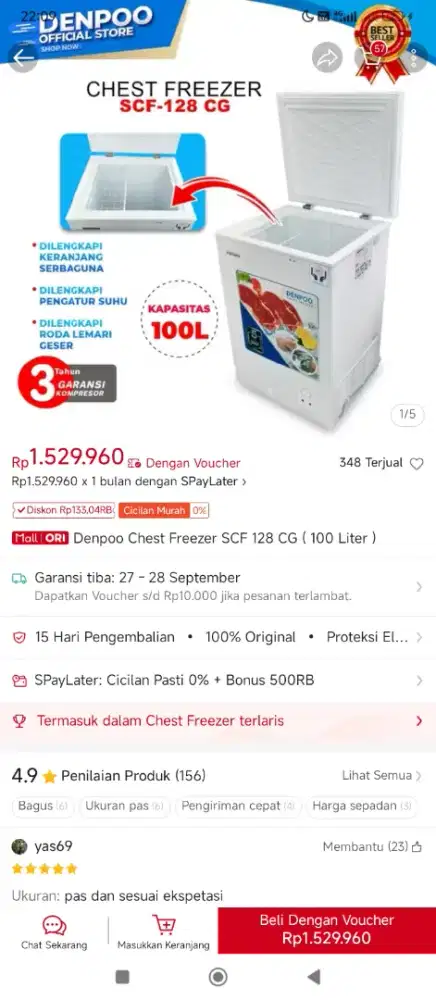 Box frezer makanan