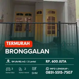 BRONGGALAN 2 Lantai !️ Rumah Murah Dekat Ploso Tambaksari