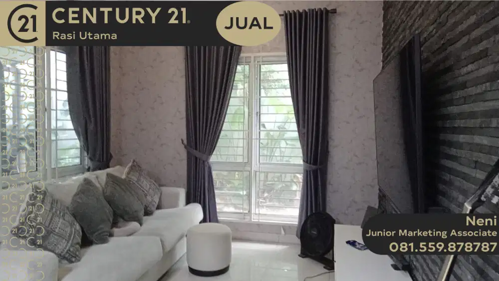 DIJUAL RUMAH 2 LANTAI SIAP HUNI DI KOTA WISATA CIBUBUR