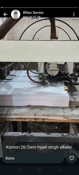 Mesin Komori L, 226 Alclor