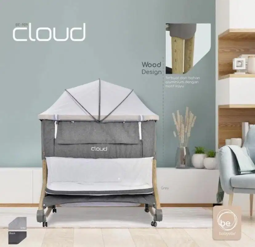 Box Babyelle Cloud Be 909 - Light Grey