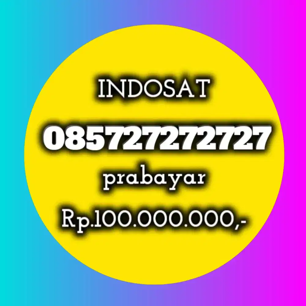 NOMOR CANTIK INDOSAT 27272727