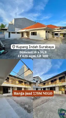 MURAH! DIJUAL RUMAH KUPANG INDAH MINIMALIS PARKIR LUAS HITUNG TANAH