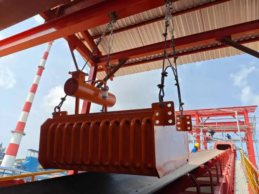 PT MASUSKITA UNITED - Overband Electromagnetic Separator Conveyor