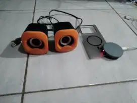 Speaker untuk komputer & wirelles charger infinix