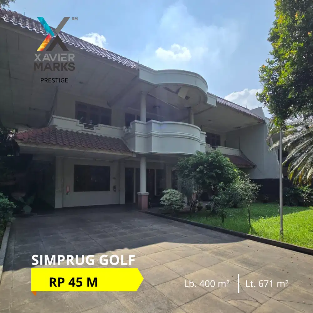 FOR SALE RUMAH LAMA DI SIMPRUG GOLF