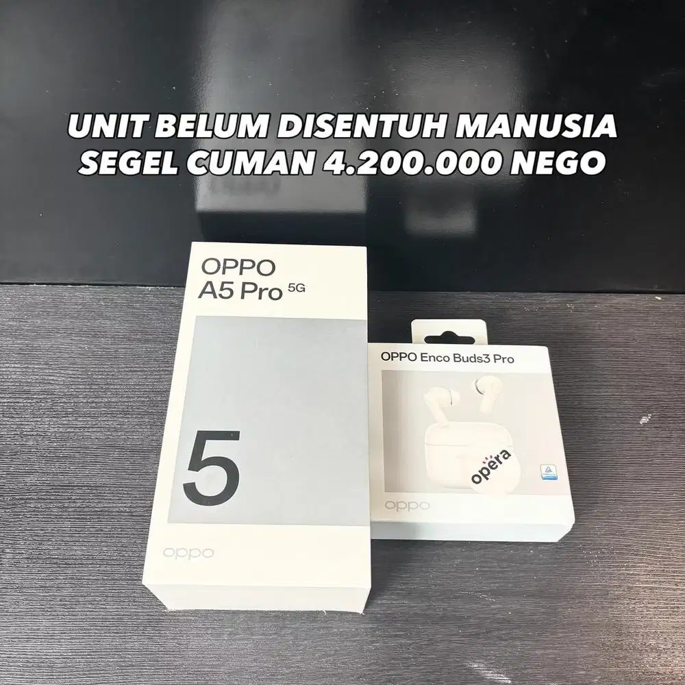 Oppo A5 Pro 5g 8/256GB + Enco Buds3 Pro (BNIB)