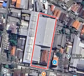 Dijual Gudang Pusat Kota Surabaya Cocok Untuk Gudang / Home Industri!