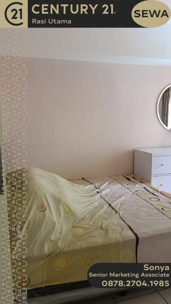 DISEWAKAN 1 UNIT APARTEMEN DI M TOWN GADING SERPONG TANGERANG