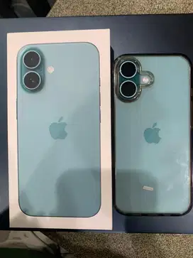 DIJUAL IPHONE 16 128 (TEAL) EX IBOX
