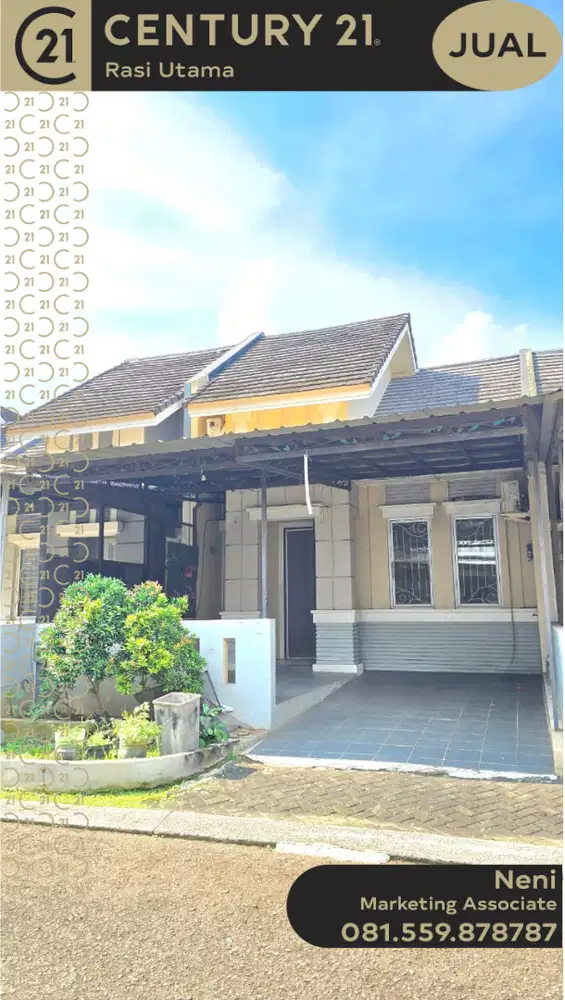 DIJUAL RUMAH DI KOTA WISATA CIBUBUR GUNUNG PUTRI BOGOR