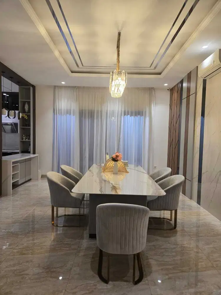 Rumah Mewah Golf Island 8x25 Palm Full Bangunan Furnish Bagus