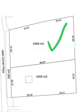 Tanah Komersil 2500 meter Jagakarsa Jakarta Selatan Cocok Untuk Padel