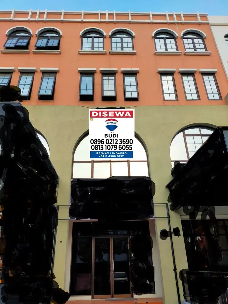 Disewa Ruko 4 Tk 4,5 X 15 Sedayu City Kelapa Gading Lokasi Strategis