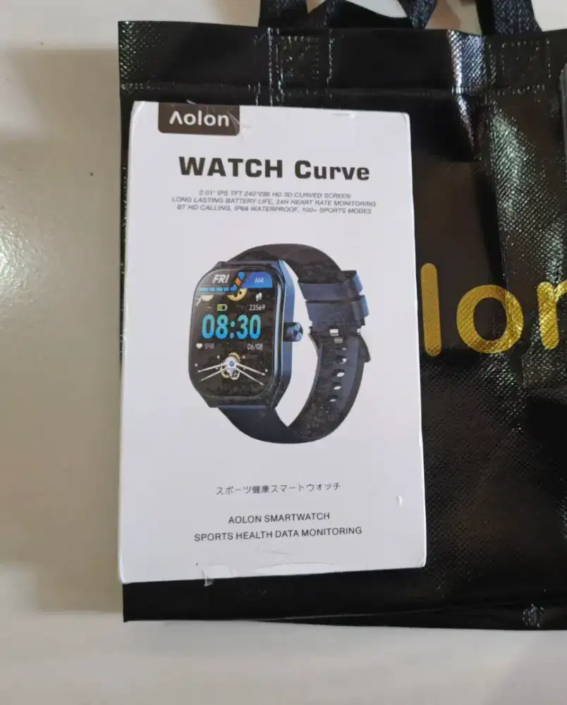 Aolon Watch Curve Black