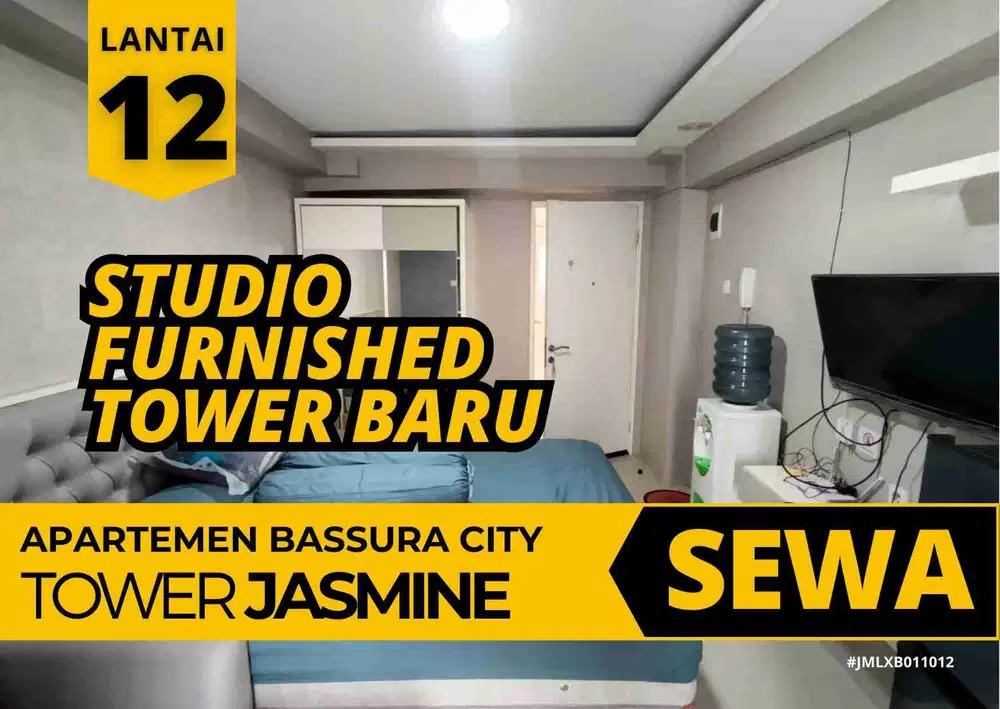 Sewa Studio Bulanan Lantai 12 Tower Baru Apartemen Bassura City