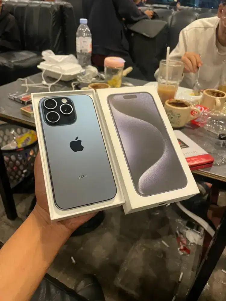 Iphone 15 pro 128gb ibox (blue titanium)