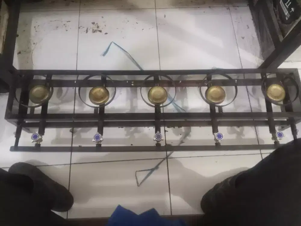 Kompor gas sambal / serabi 5 tungku