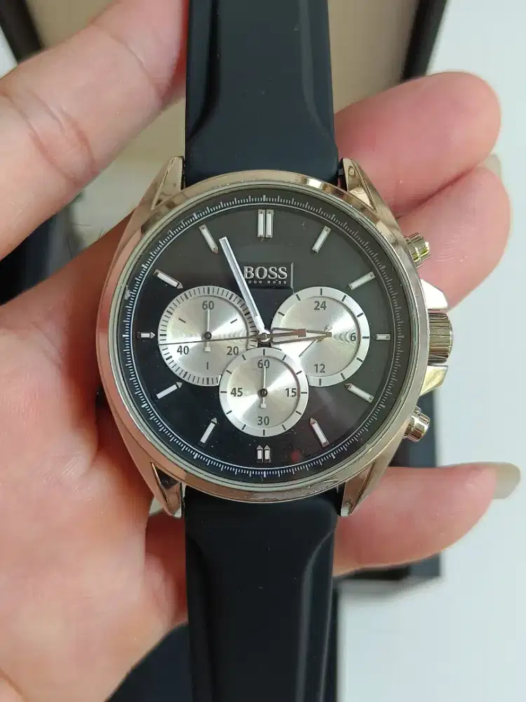 Jam Hugo boss HB1881 original bekas fullset sangat bagus normal semua