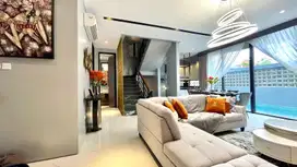 Rumah sudah fullfurnished dan free biaya2 dan cuma bawa koper aja lho