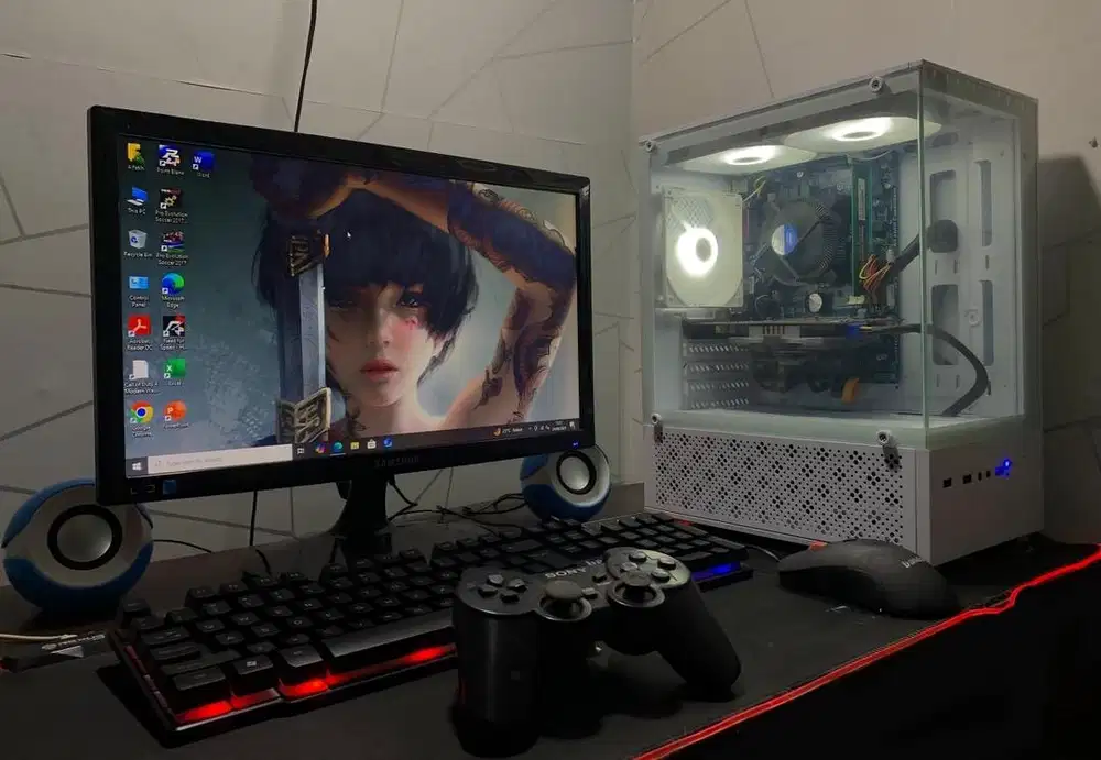 komputer pc gaming dan editing fullset