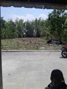 Tanah kavling pekarangan nol jalan kampung