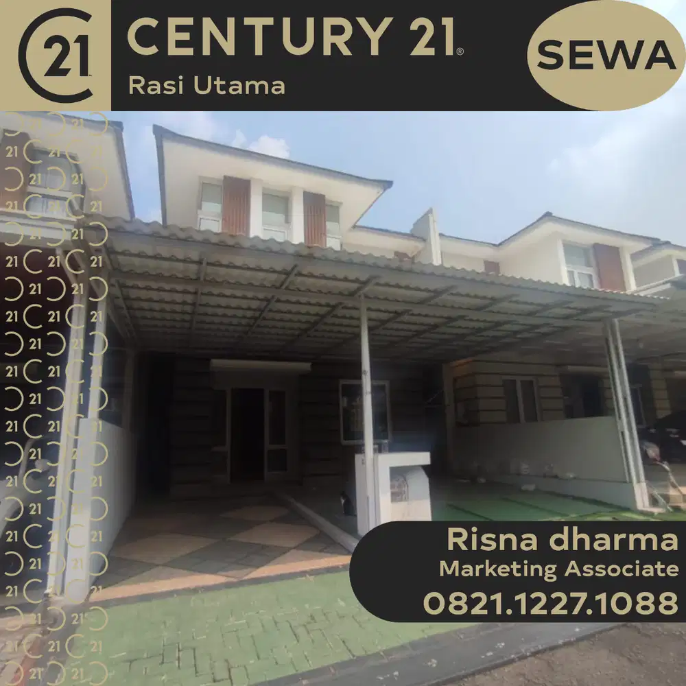DISEWAKAN RUMAH 2 LANTAI DI KOTA WISATA CIBUBUR