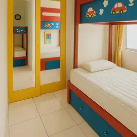 Bebas Tagihan Unit Eksklusif City Home MOI Apartemen Sewa Per-kamar