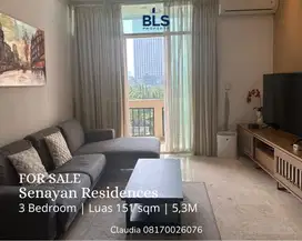 FOR SALE Apartment Senayan Residences 3BR