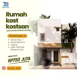 RUMAH KOST 2 LANTAI DI KARTASURA DEKAT KAMPUS UMS SHM READY