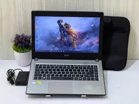 Acer E5-476G i3-7020 RAM 8 VGA Nvidia MX130 2 GB Mulus Garansi