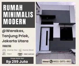Rumah Warakas Tanjung Priok Jakarta Utara, Rumah Minimalis Modern