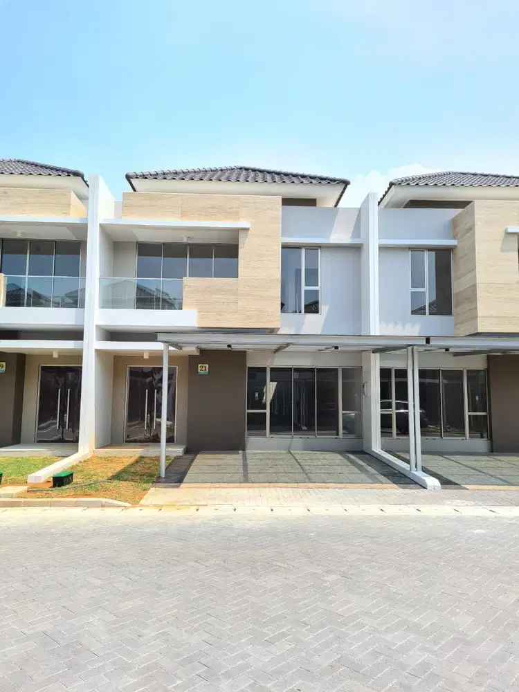 Rumah Golf Island Uk 8x20 Tipe Palm Pine Kosongan Siap Huni