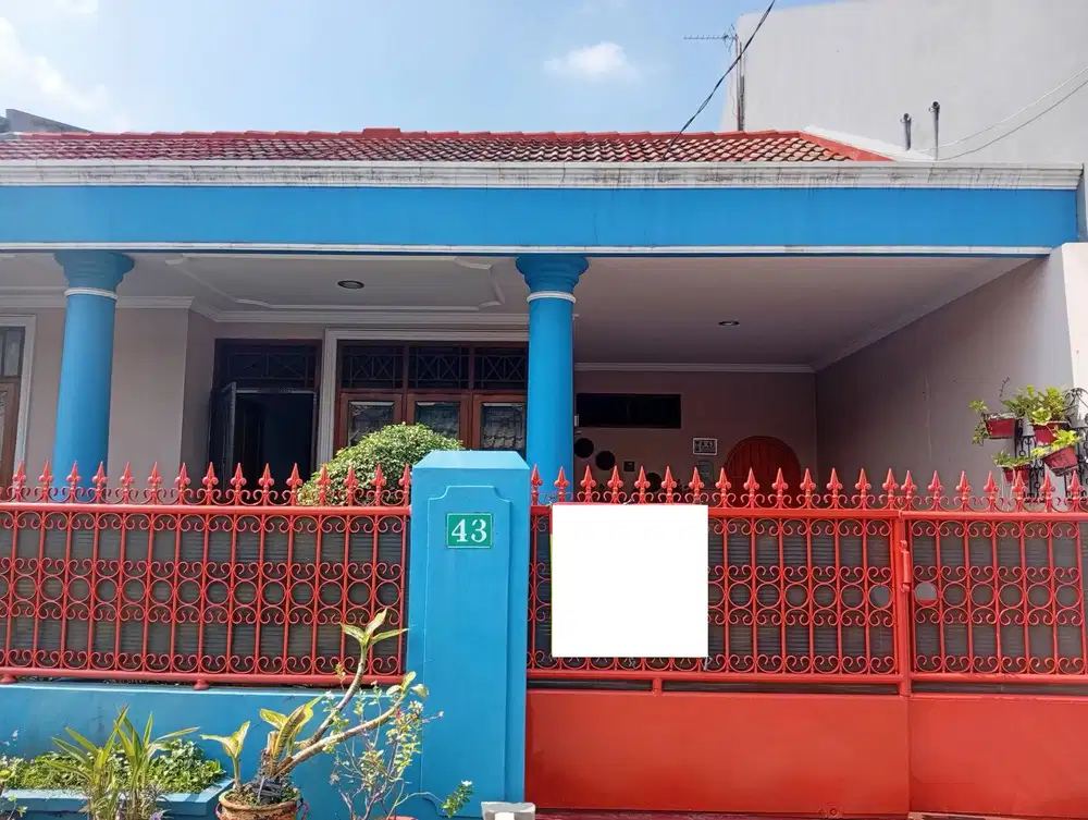 Rumah Luas 1 Lantai 10 Menit ke Stasiun Bekasi Bebas Banjir J-37130